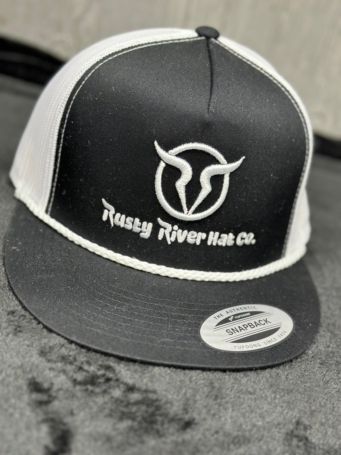 3-D Puff Rusty River Logo Hat